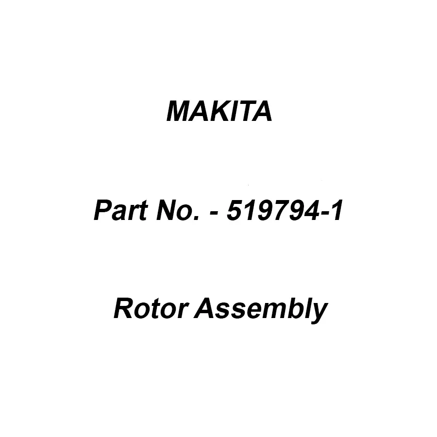 Makita Rotor Assembly Suitable For UR013G, Part No 519794-1