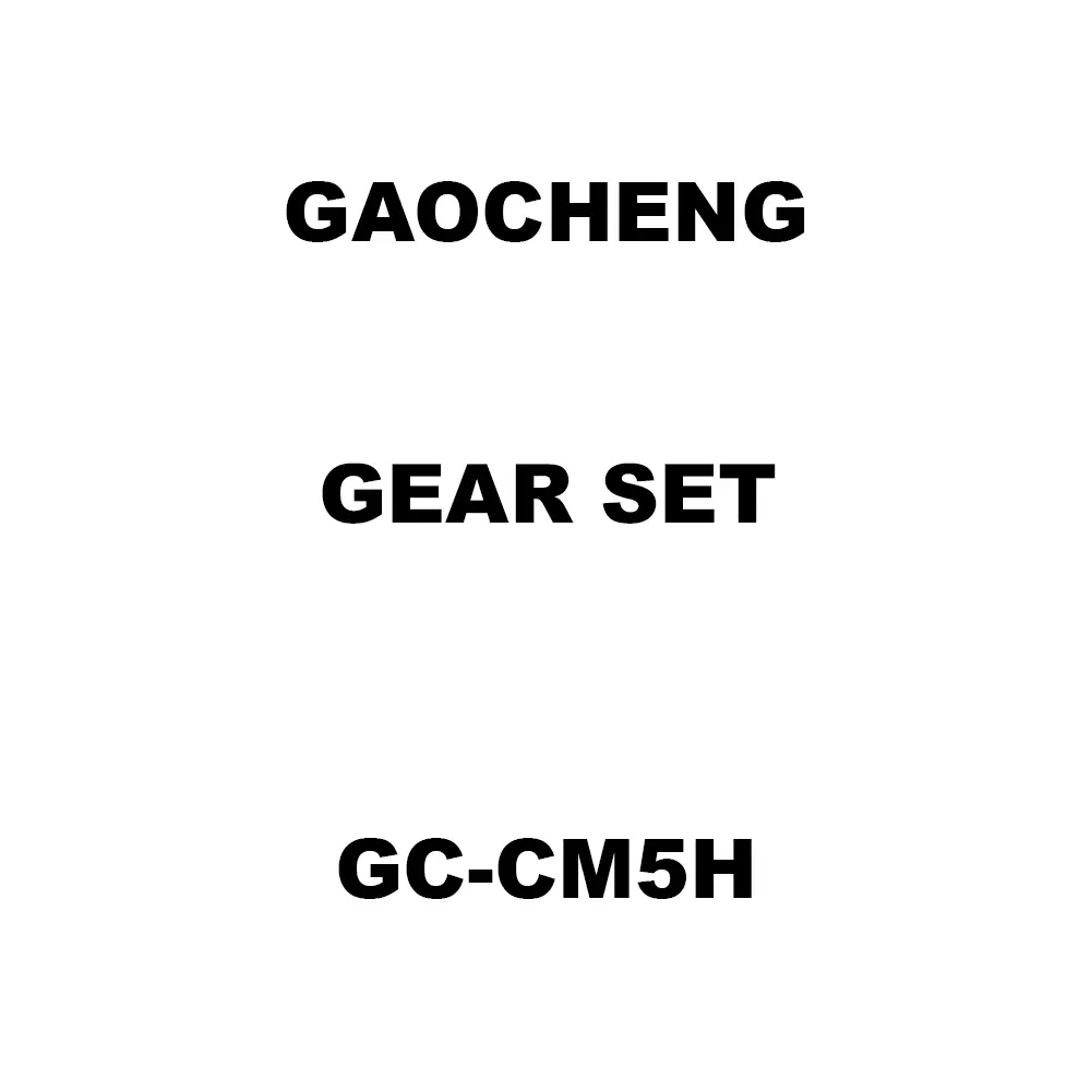 Gaocheng Gear Set Spare for Marble Cutter GC-CM5H