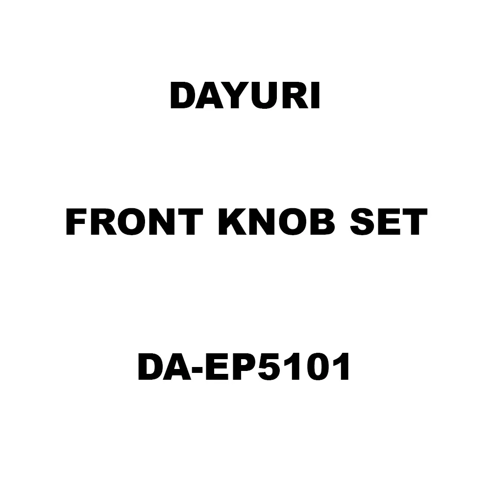 Dayuri Front Knob Set Spare for Electric Planer DA-EP5101