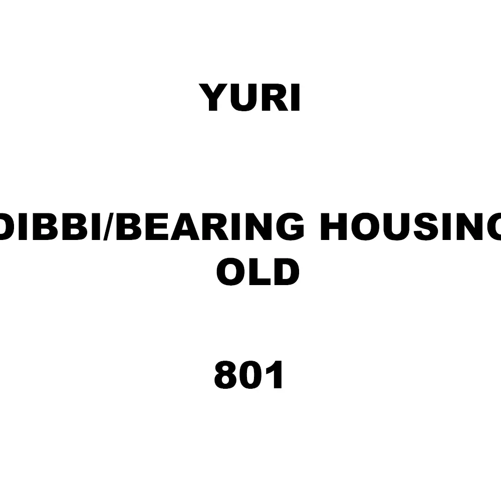 Yuri Dibbi/Bearing Housing Old Spare for Marble Cutter 801