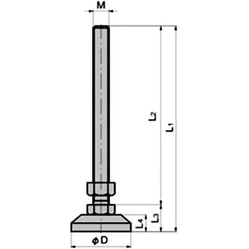 TAKIGEN Level Adjuster Zinc Plating Chromate Treatment 440 g, KC-275-B-6