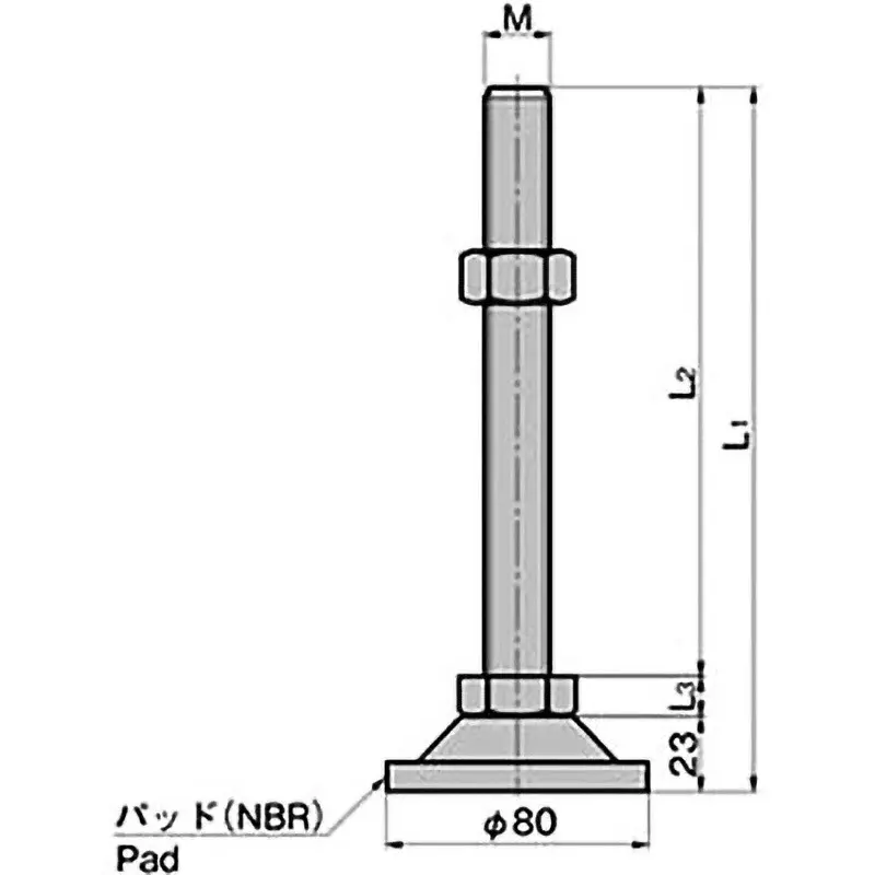 TAKIGEN Stainless Leveling Foot Barrel Polishing 720 g, K-1276-A-20-200