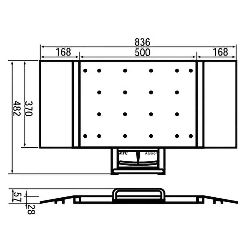 Ktc Side Slip Board 1500kg MaxAxle Load Analog Display, AG901