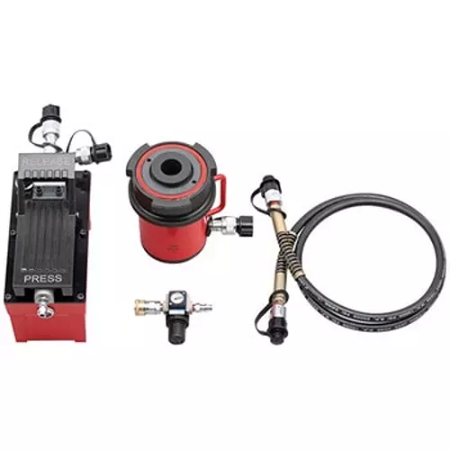 Ktc Hydraulic Unit Set 30 Tons MaxLoad with Air Pump and Case, ATSP110