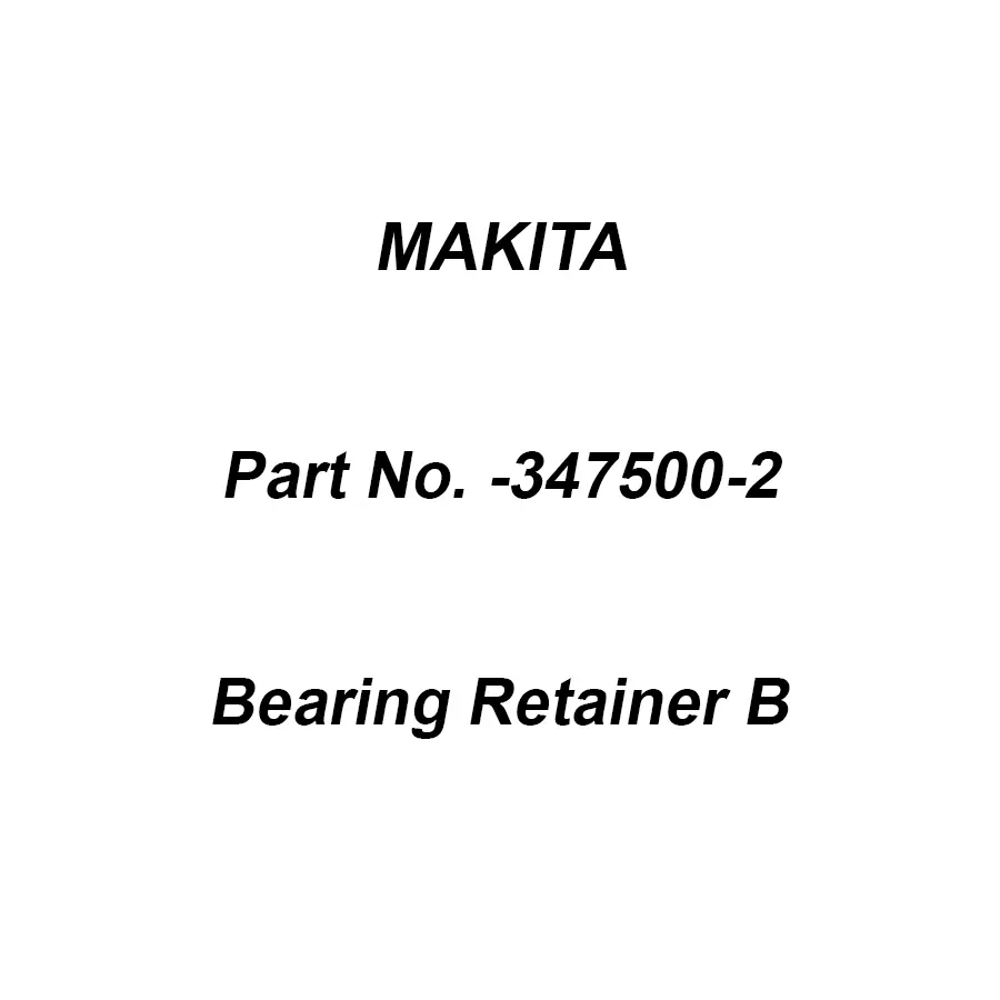 Makita Bearing Retainer B Suitable for HR3011FC, Part No 347500-2-image-43