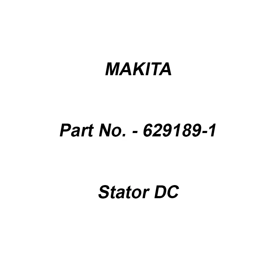 Makita 36 V Stator DC Suitable For DVC260, Part No 629189-1