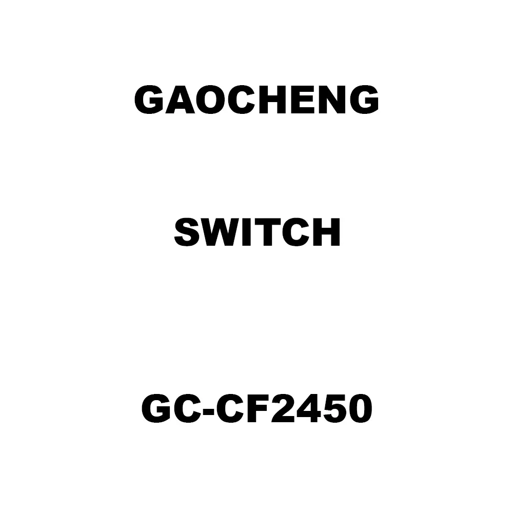 Gaocheng Switch Spare for Cut-off Machine GC-CF2450