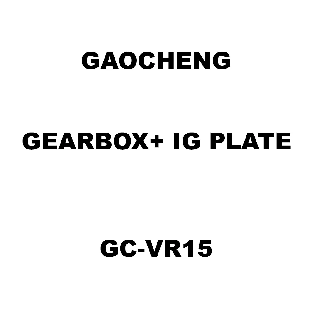 Gaocheng Gearbox+ Ig Plate Spare for Concrete Vibrator GC-VR15