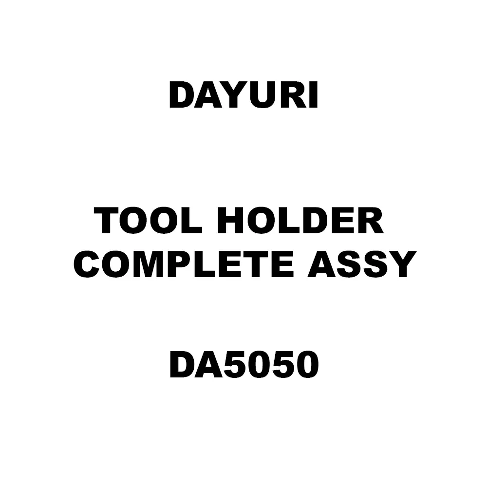 Dayuri Tool Holder Complete Assy Spare for Demolition Hammer DA5050