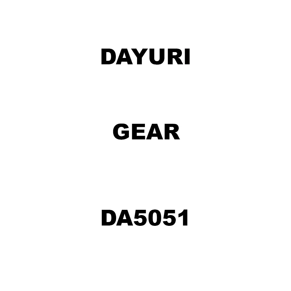 Dayuri Gear Spare for Demolition Hammer DA5051