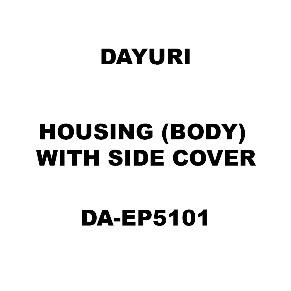 Dayuri Housing (Body) With Side Cover Spare for Electric Planer DA-EP5101