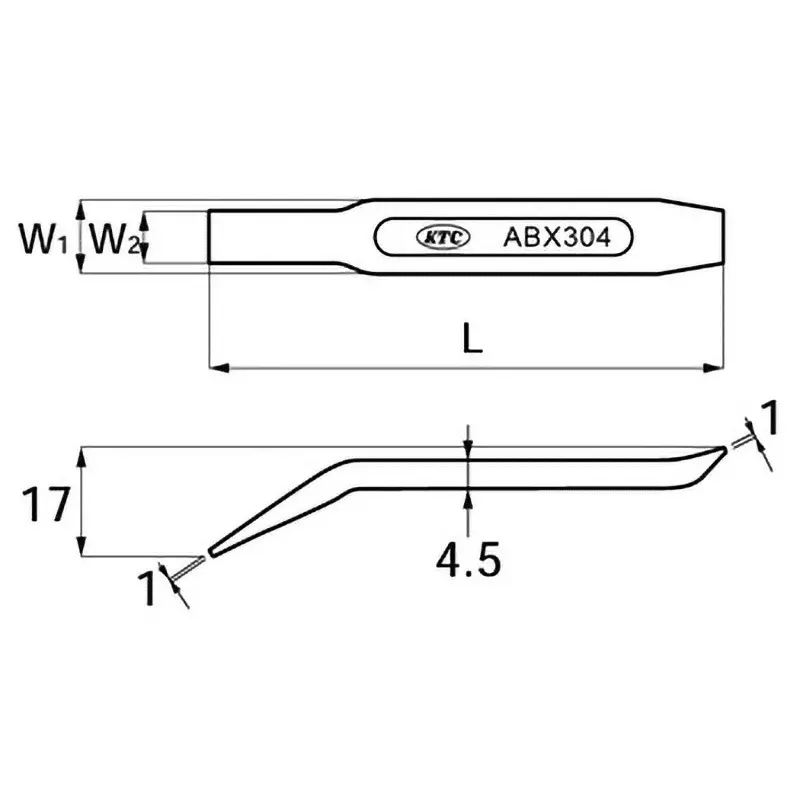 Ktc Short Adjustment Tool for Co mmercial & Light Trucks, ABX304