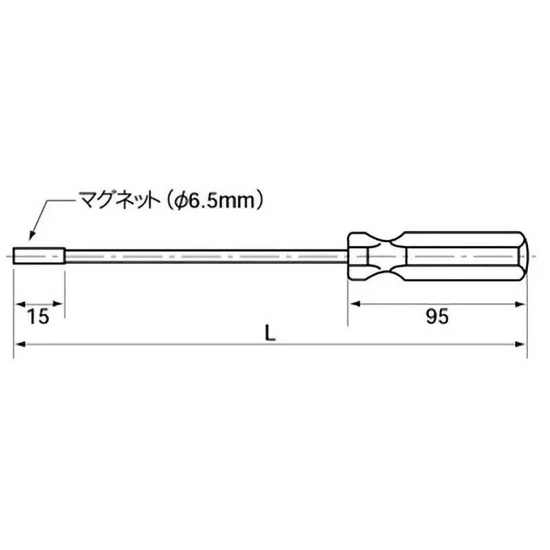 Ktc Magnetic Hand Heavy Duty 6.5 mm Magnet, VL2-HD