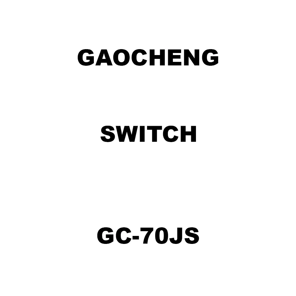 Gaocheng Switch Spare for Jig Saw Machine GC-70JS