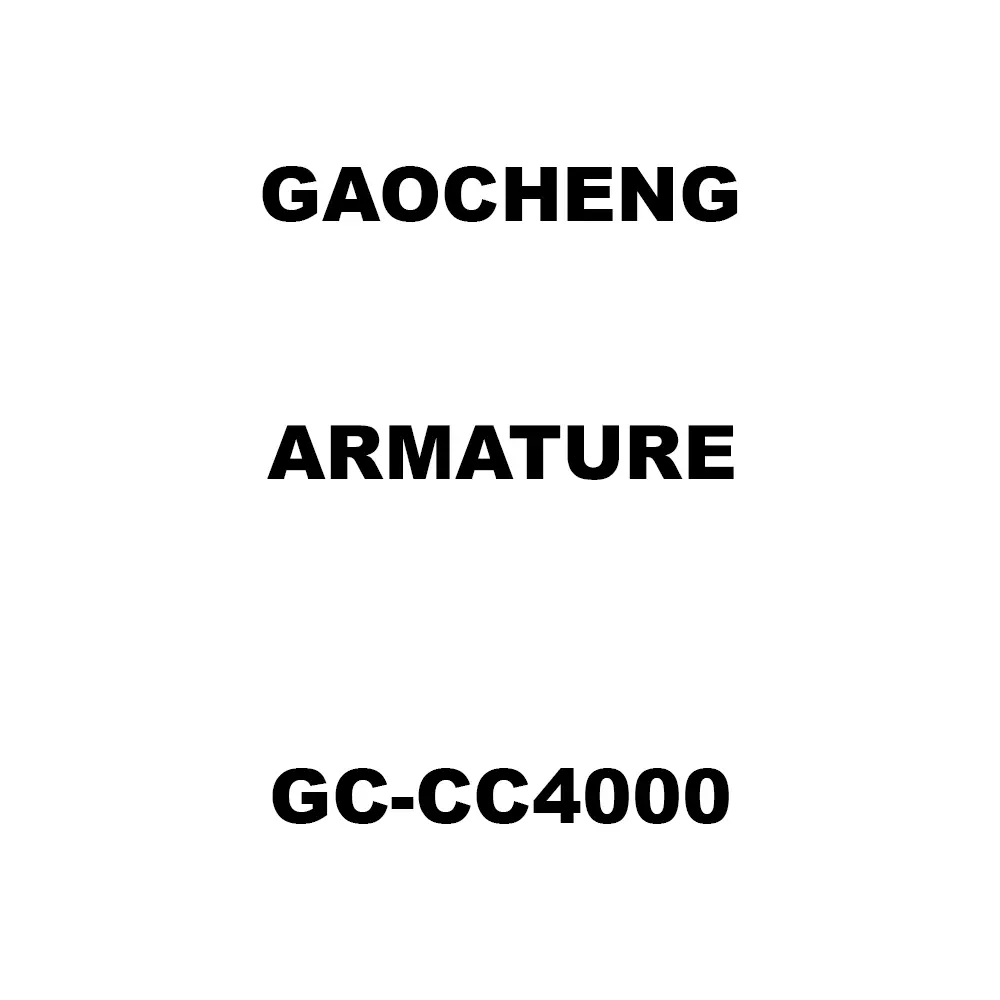 Gaocheng Armature Spare for Concrete Cutter Machine GC-CC4000