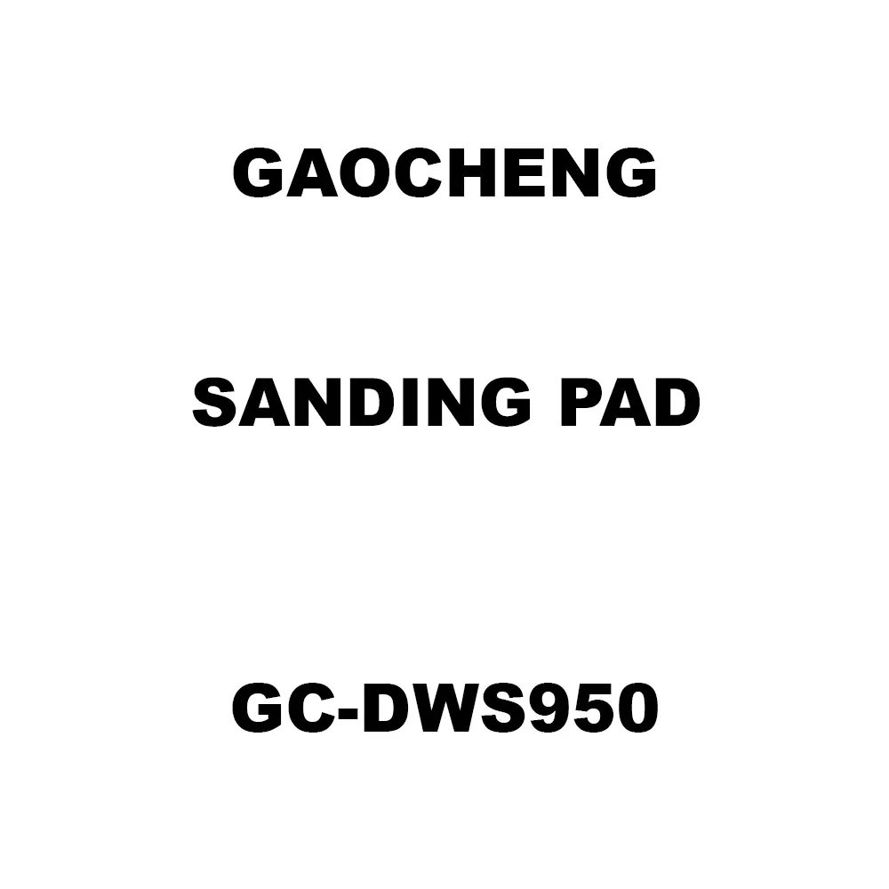 Gaocheng Sanding Pad Spare for Dry Wall Sander GC-DWS950