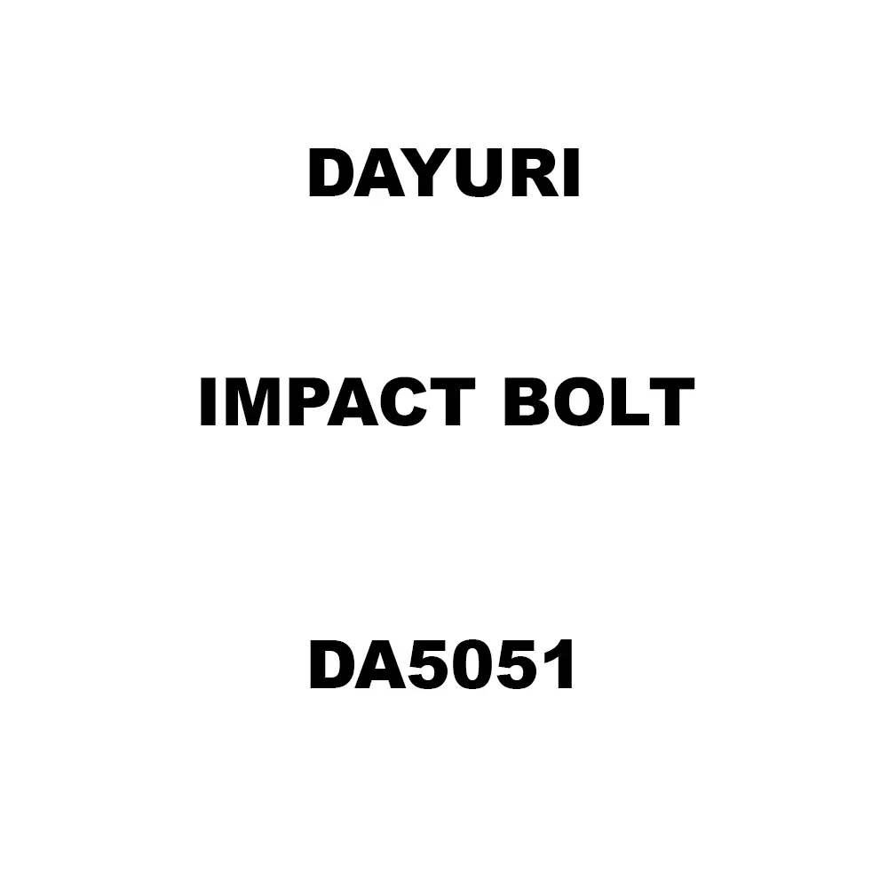 Dayuri Impact Bolt Spare for Demolition Hammer DA5051