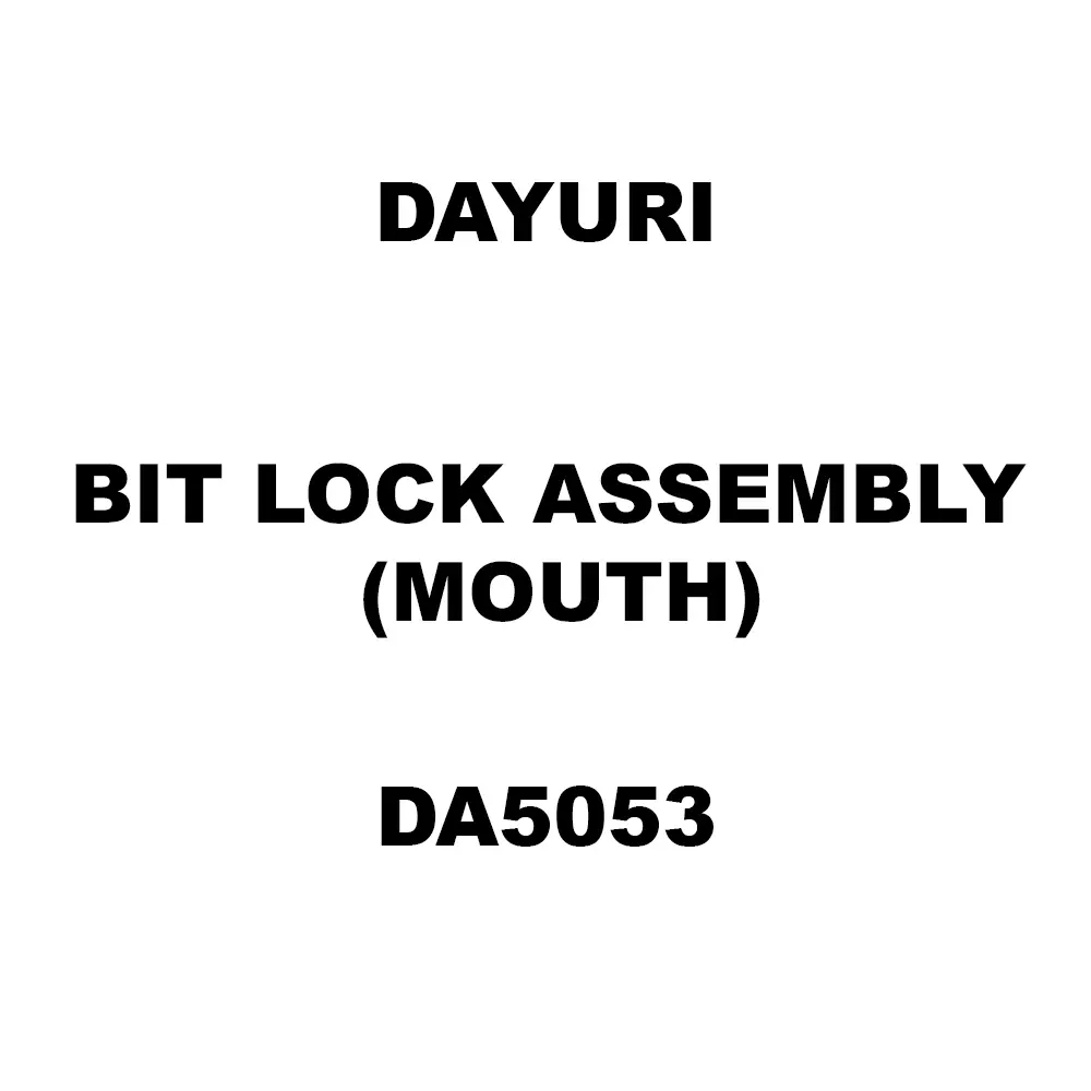 Dayuri Bit Lock Assembly (Mouth) Spare for Demolition Hammer DA5053