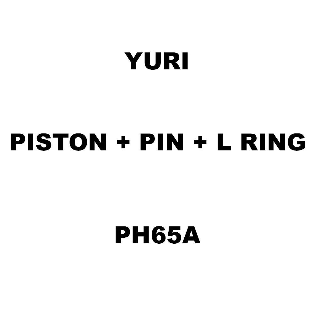 Yuri Piston + Pin + L Ring Spare for Demolition & Breaker PH65A