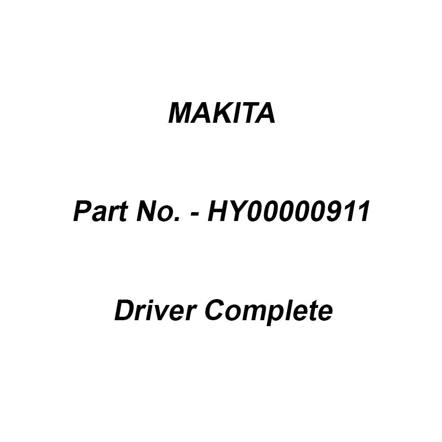 Makita Driver Complete Suitable For AF506, Part No HY00000911