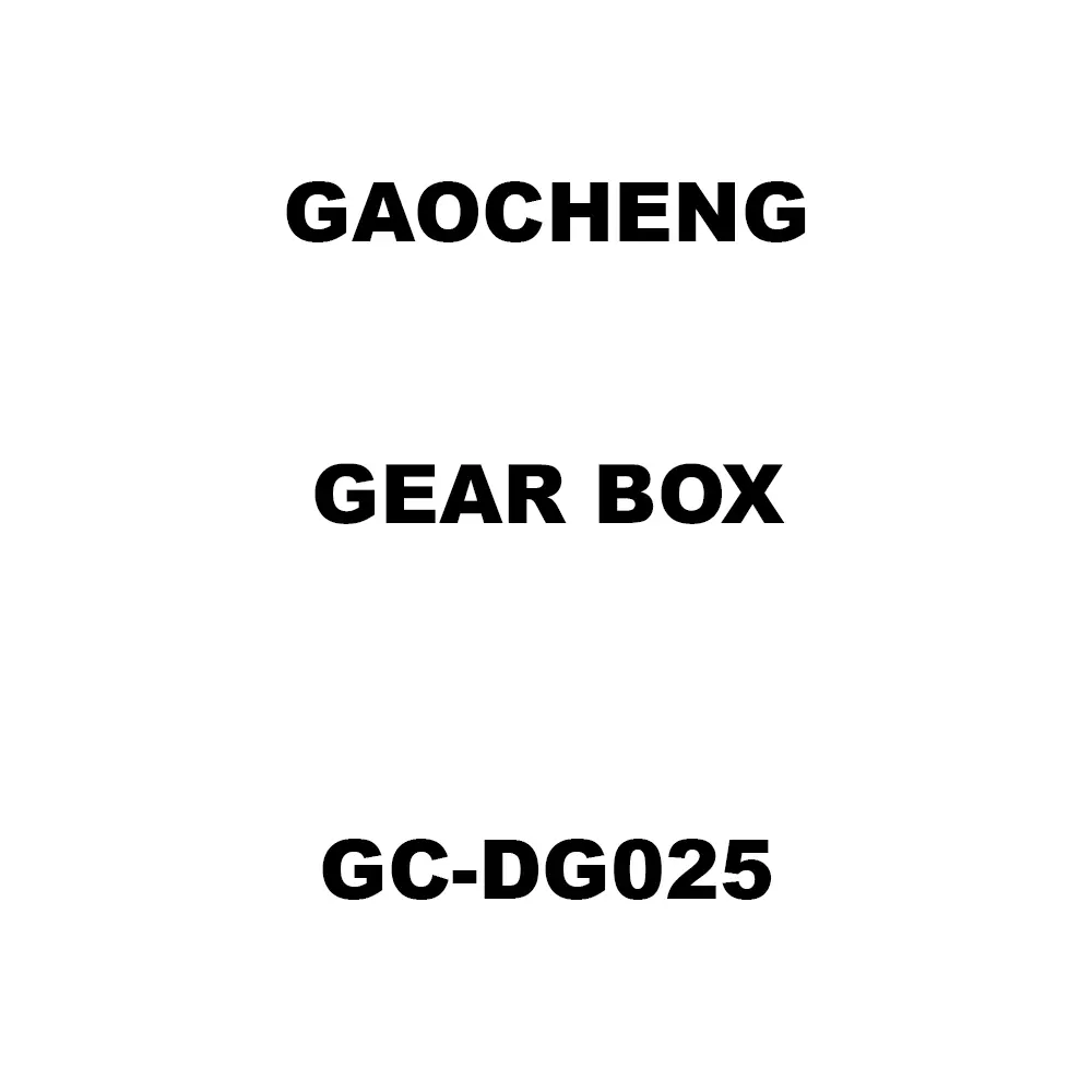 Gaocheng Gear Box Spare for Die Grinder GC-DG025
