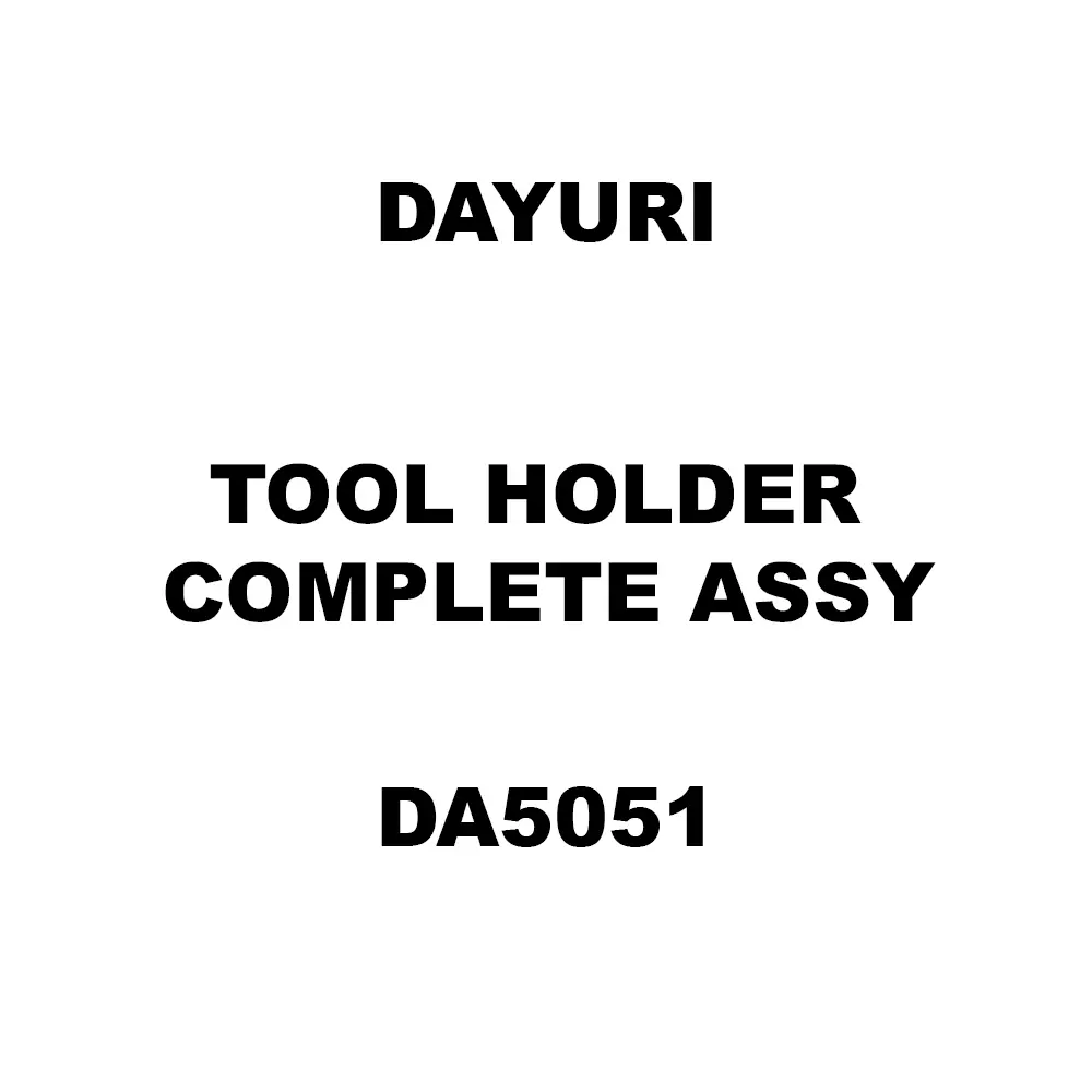 Dayuri Tool Holder Complete Assy Spare for Demolition Hammer DA5051