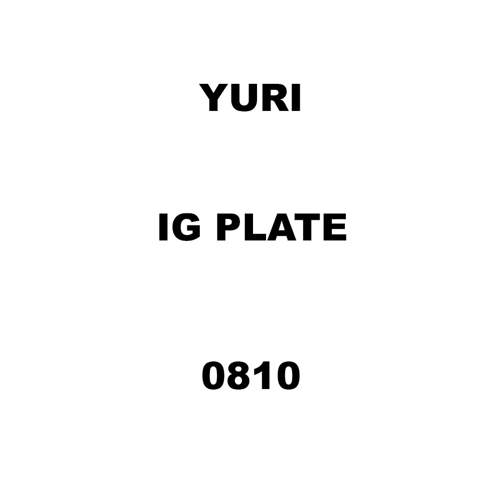 Yuri Ig Plate Spare for Demolition & Breaker 0810