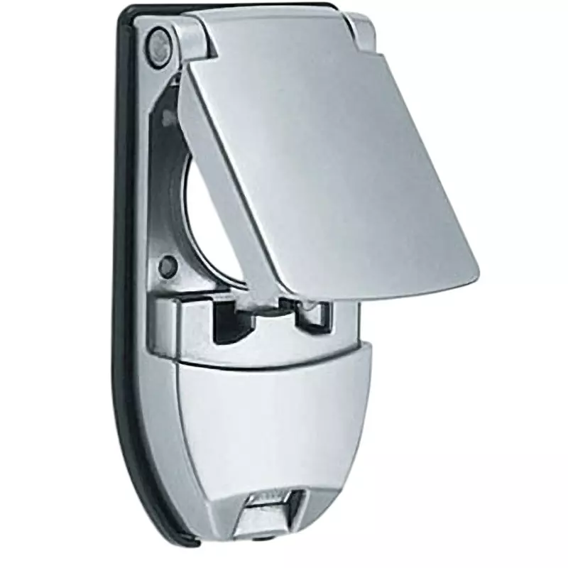 TAKIGEN Waterproof Cap Zinc Alloy Satellite Chrome Plating with Key, C-440