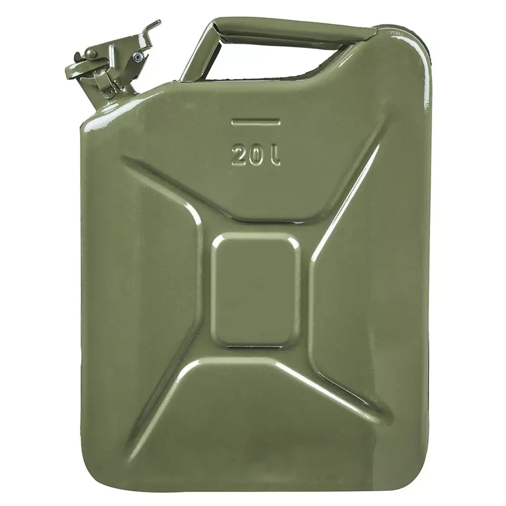 B K JAGAN & CO Steel Jerry Can Military Green 20 L
