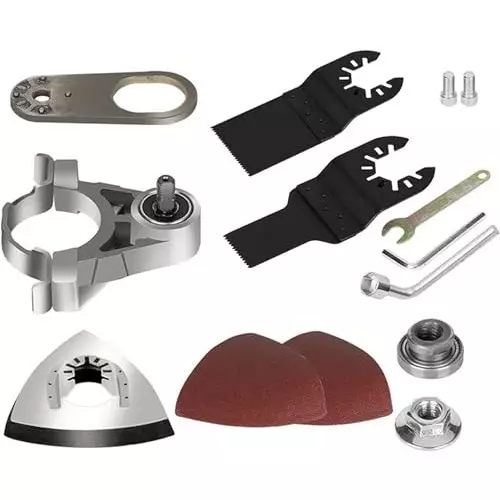 GENERIC Angle Grinder Converter 100 mm Oscillating Tool Adapter Kit Multi Function 14 Pcs