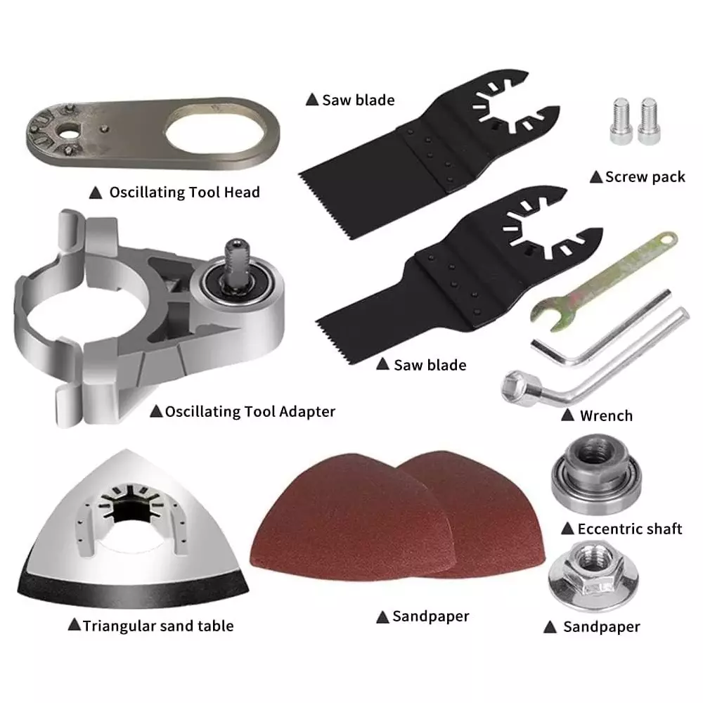 generic-angle-grinder-converter-100-mm-oscillating-tool-adapter-kit-multi-function-14-pcs