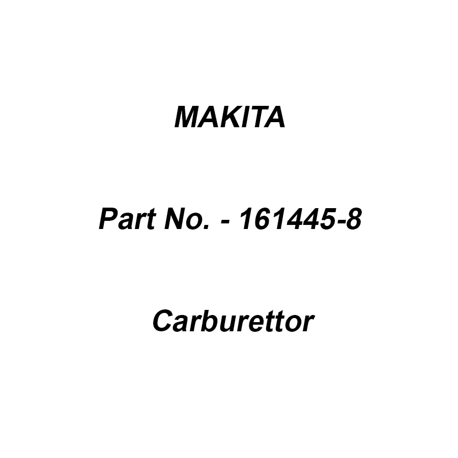 Makita Carburettor Suitable For RBC411U, Part No 161445-8