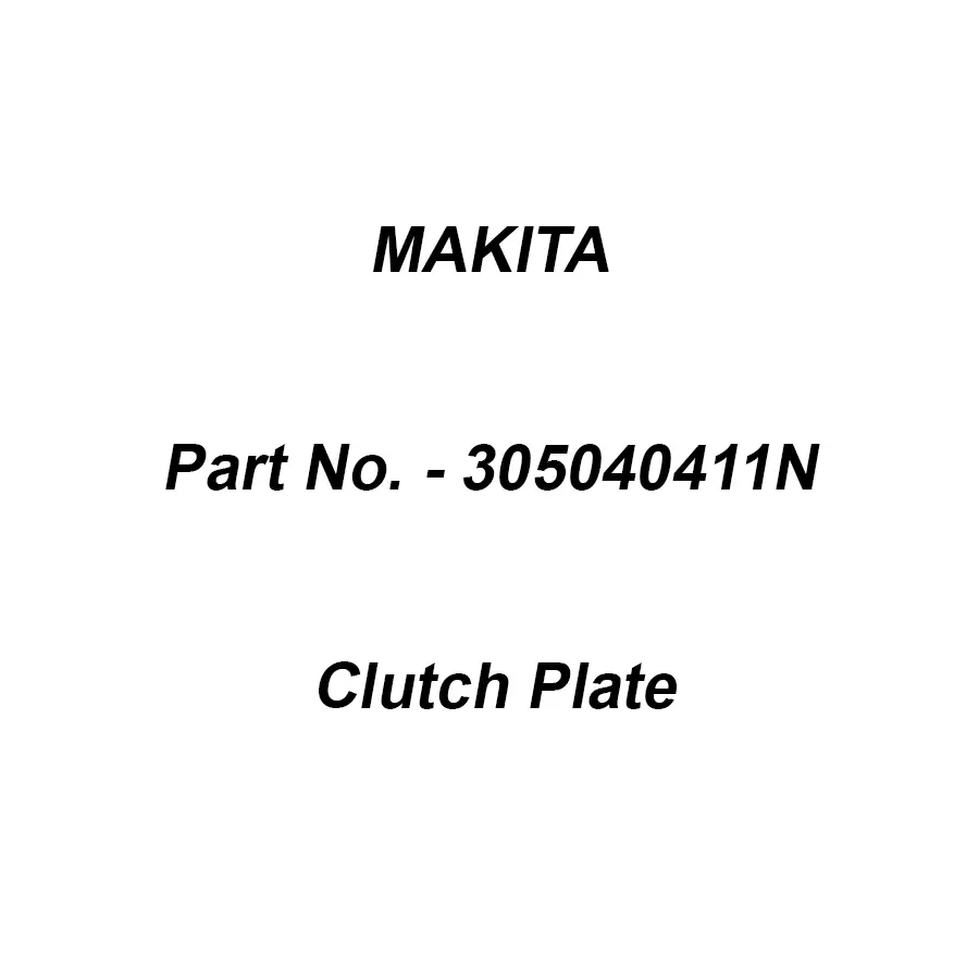 Makita Clutch Plate Suitable For HTR4901, Part No 305040411N
