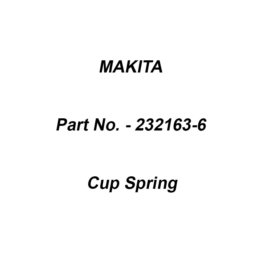 Makita Cup Spring Size 20 mm for GA7030, Part No 232163-6