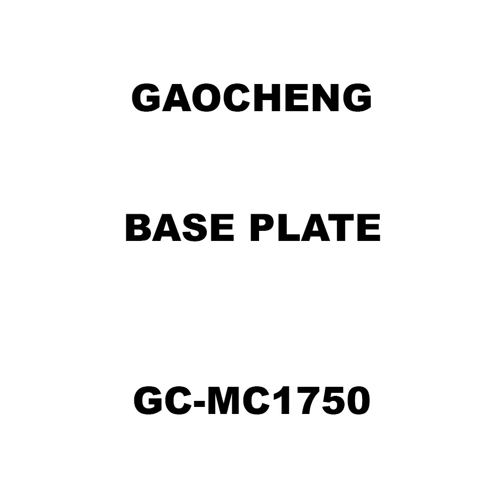 Gaocheng Base Plate Spare for Marble Cutter GC-MC1750