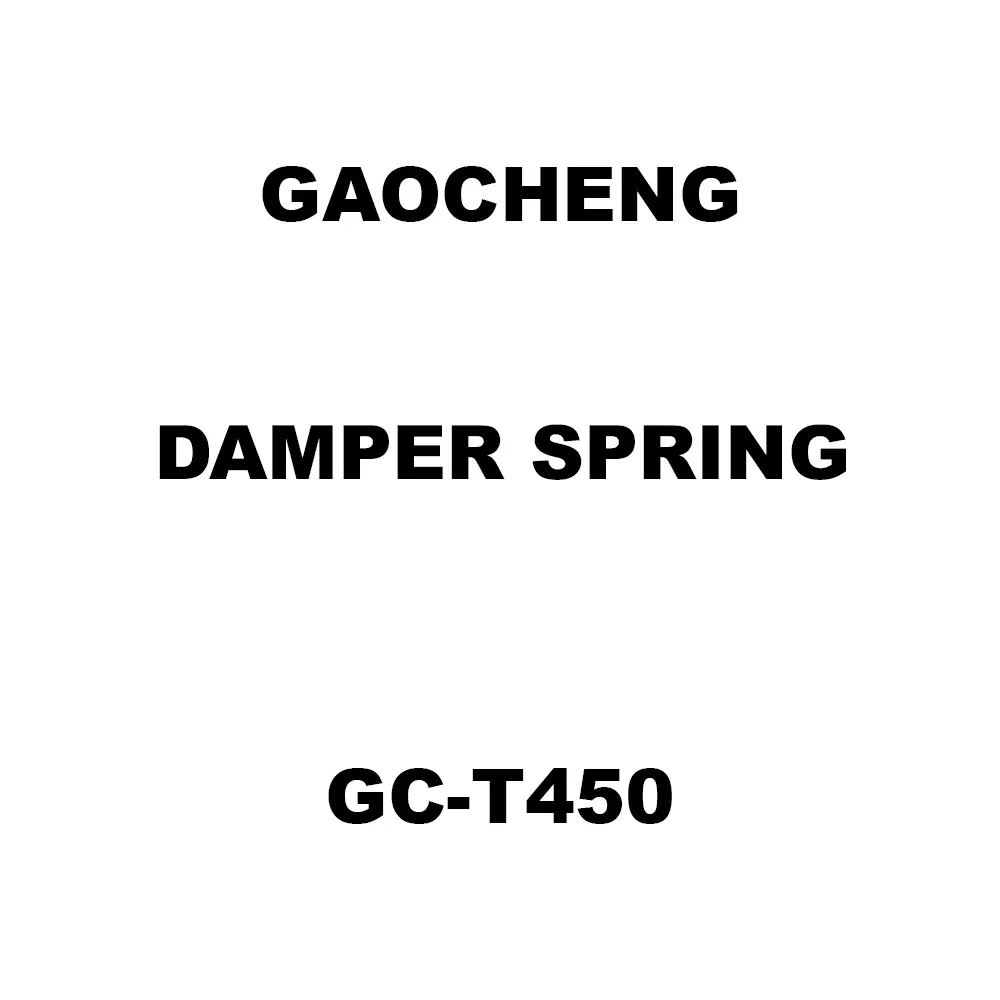 Gaocheng Damper Spring Spare for Demolation Hammer GC-T450