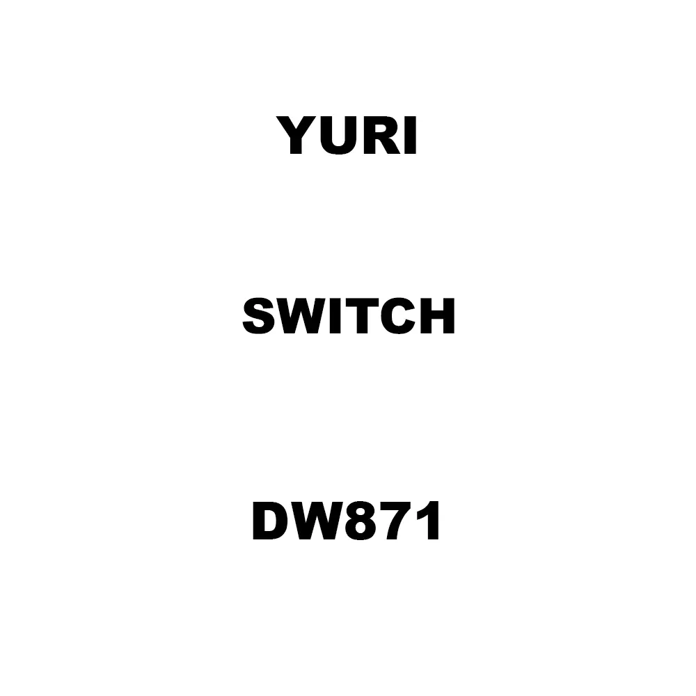Yuri Switch Spare for Power Tools DW871