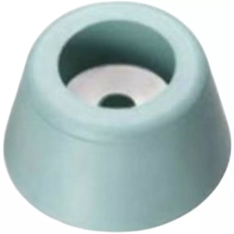 TAKIGEN Flame-Retardant Rubber Foot with Stainless Steel Washer, C-30-RK-63-EP-UL-Green-Gray