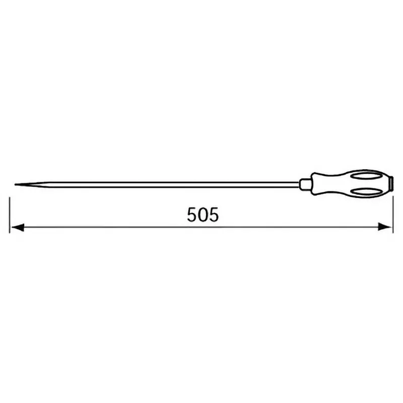 Ktc Long Large Straight Clip Clamp Tool 13 mm Clip Size 505 mm Length, AP20L-13B