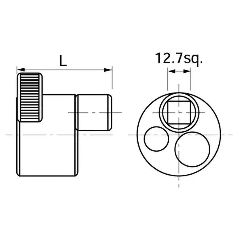 Ktc Stud Remover 6 mm- 19 mm Max/Min Diameter, BSR30