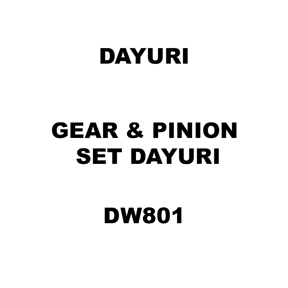 Dayuri Gear & Pinion Set Spare for Marble Cutter DW801
