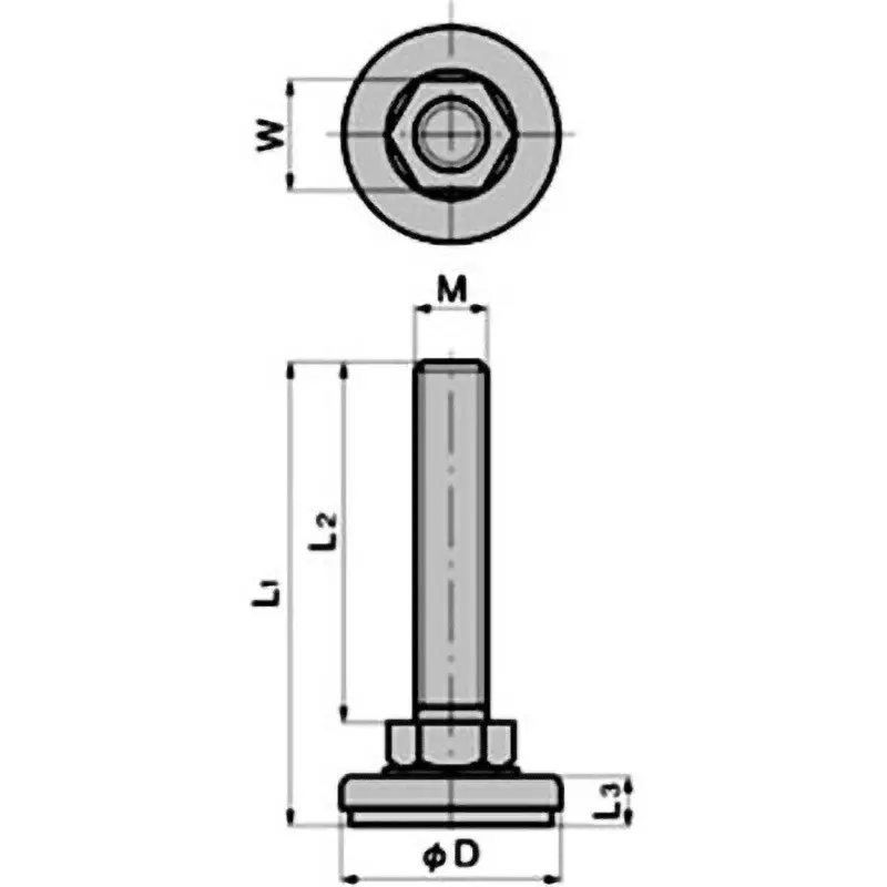 TAKIGEN Flame Retardant Level Adjuster 9.8 kN Vertical Working Load 456 g, KC-1280-0-EP-UL