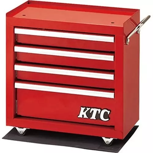 Ktc Mini Cabinet 4-Drawer Red 320 mm Width, SKX0514