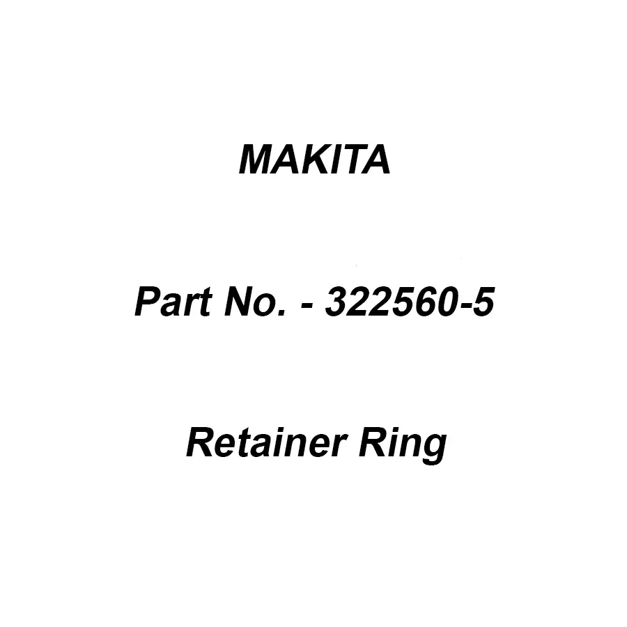 Makita Retainer Ring Suitable For HM1810, Part No 322560-5