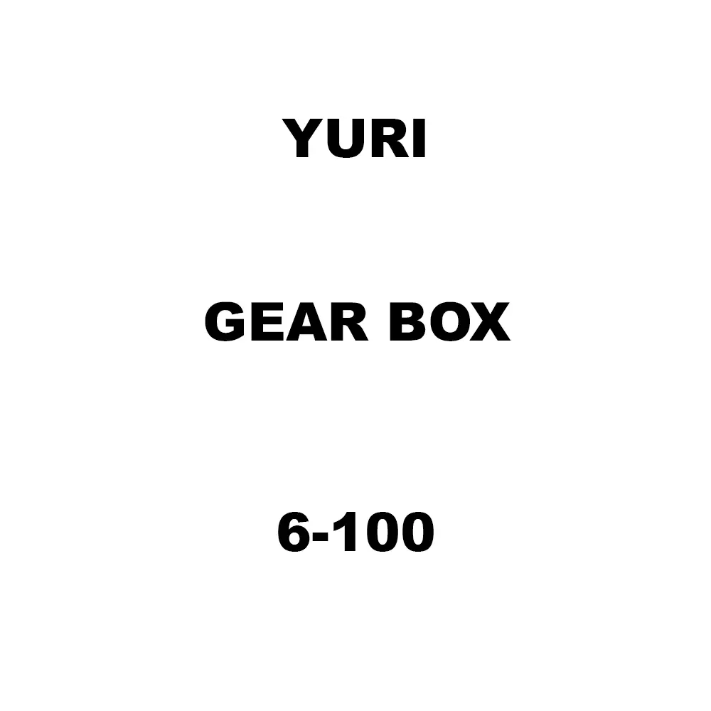 Yuri Gear Box Spare for Marble Cutter 6-100