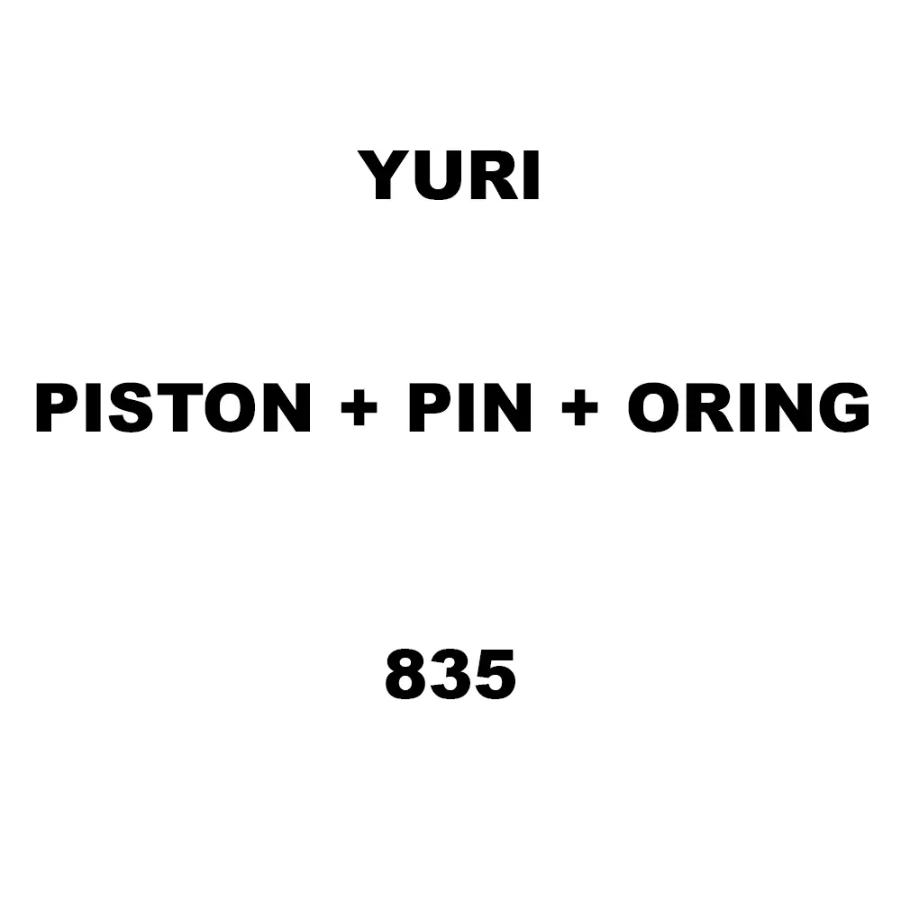 Yuri Piston + Pin + Oring Spare for Demolition & Breaker 835