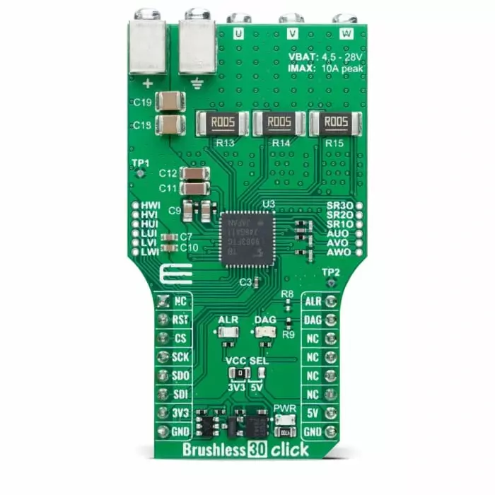 MikroElektronika Automotive Gate-Driver IC From Toshiba Semiconductor Motor Controller for TB9083FTG for And Automotive, MIKROE-6337