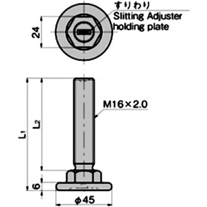TAKIGEN Level Adjuster Zinc Plating Chromate Treatment 200 g, KC-282-2