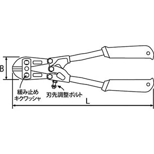 Ktc Bolt Clipper 900 mm (36 Inch) 15 mm MaxWire Diameter Cut, BP7-900