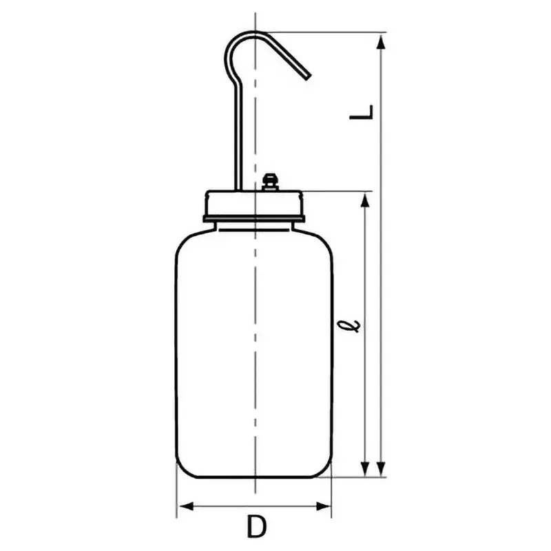 Ktc Bleeder Fluid Catch Tank 1L Capacity PE Material, ABX7-T1